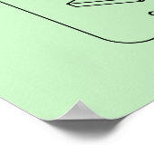 忍者トレーニングコース、カスタムカラー ポスター (角)