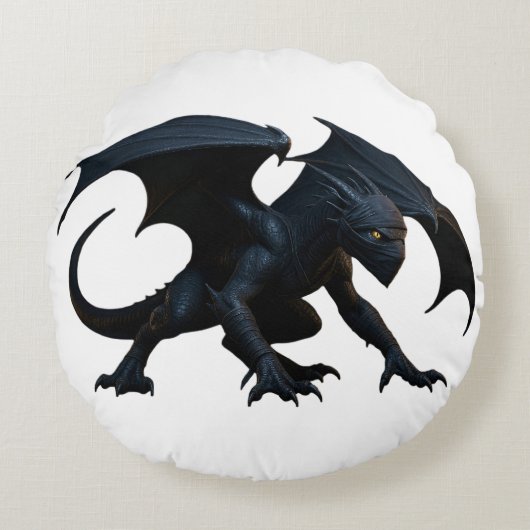 忍者ドラゴン ラウンドクッション (正面)