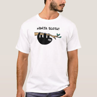 忍者ナマケモノ Tシャツ
