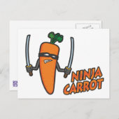 忍者ニンジン ポストカード (正面/裏面)