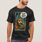 忍者ハムスター | 「塵も積もれば嵐となる!」 Tシャツ (正面)