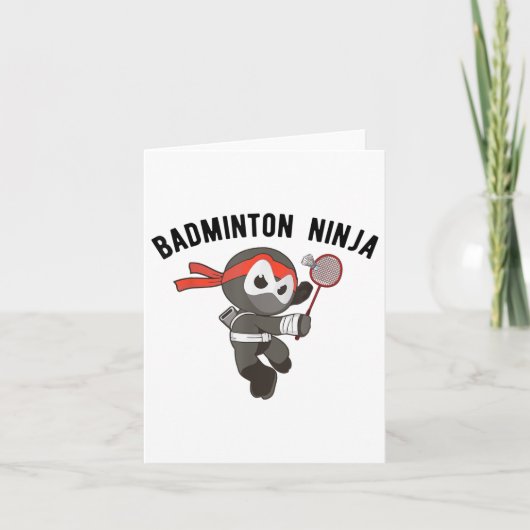 忍者バドミントン，バーディスポーツティーアパレル_1 カード (正面)