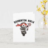 忍者バドミントン，バーディスポーツティーアパレル_1 カード (黄色い花)