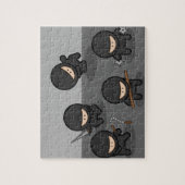 忍者パズル-素晴らしスポーツギフト！ ジグソーパズル (縦)