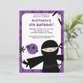 忍者パワーパープル招待状 招待状 (スタンド正面)