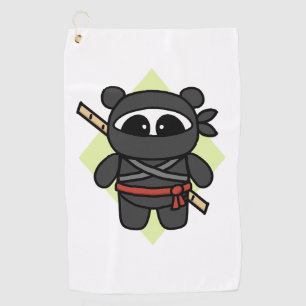 忍者パンダバイアマンダルーズ ゴルフタオル