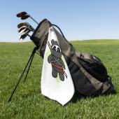 忍者パンダバイアマンダルーズ ゴルフタオル (グリーン)