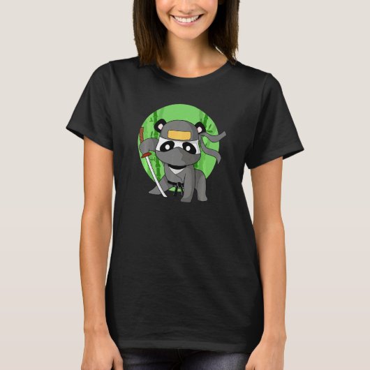 忍者パンダバンバス Tシャツ (正面)