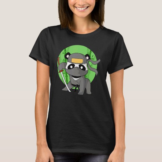 忍者パンダバンバス Tシャツ (正面)