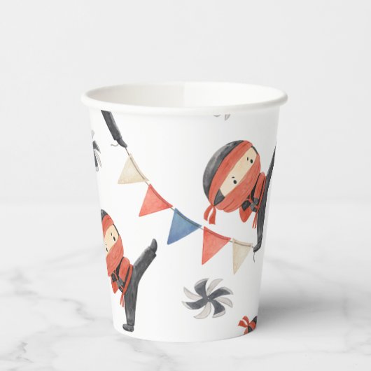 忍者パーティー紙カップ |忍者パーティーカップ 紙コップ (左)