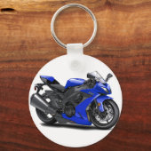 忍者ブルーバイク キーホルダー (正面)
