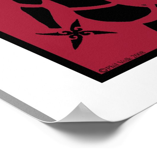 忍者プリント ポスター (角)