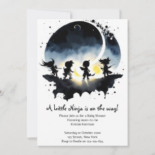 忍者ベビーシャワー 招待状