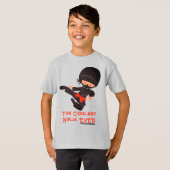 忍者ベーシックHANESタグレスComfortSoft® Tシャツ (正面フル)