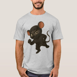 忍者マウスTシャツ 漫画おもしろい武術アーツD Tシャツ