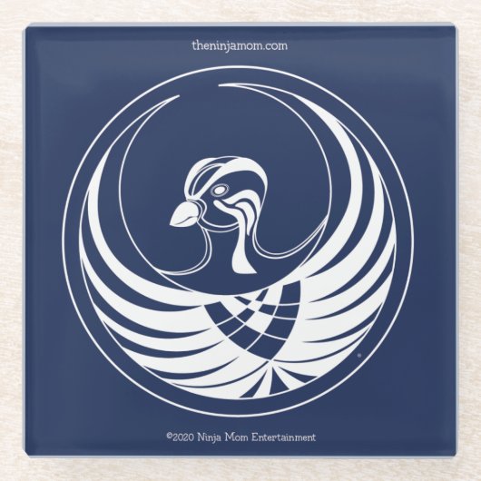 忍者マムガラスコースター ガラスコースター (正面)