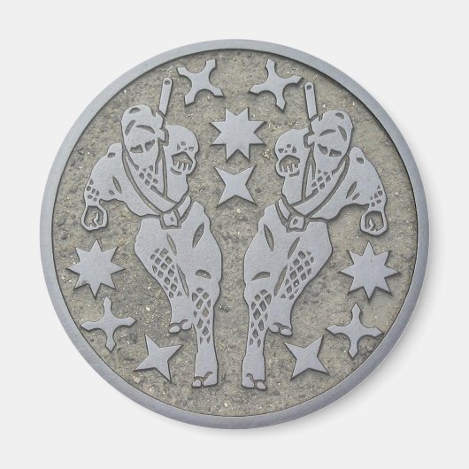 忍者マンホール マグネット (正面)