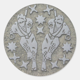 忍者マンホール ラウンドシール