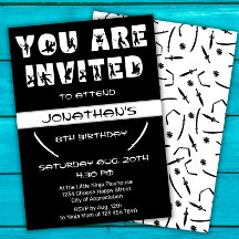 忍者モダンキッドウォリアーのシルエット誕生日パーティー