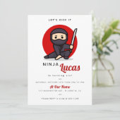 忍者モダンバースデーパーティー戦士 招待状 (スタンド正面)