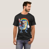 忍者ユニコーン乗馬トレックス Tシャツ (正面フル)