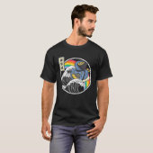 忍者ラバーダックサーフィン神奈川ウェーブジャパンヴァポ Tシャツ (正面フル)