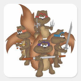 忍者リス スクエアシール