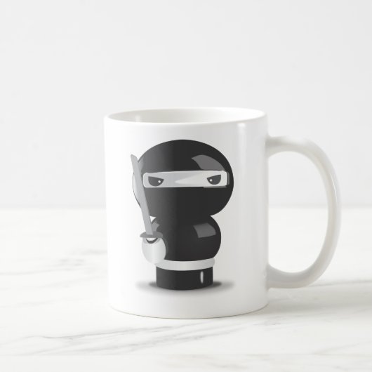 忍者人形 コーヒーマグカップ (右)