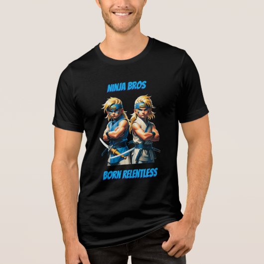 忍者兄弟 ボーン・リレントレス トライブレンドＴシャツ (正面)