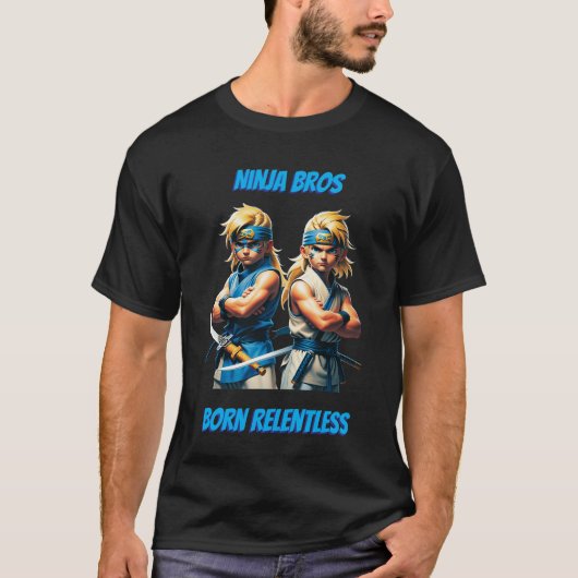 忍者兄弟 生まれながらの無慈悲 ベーシック Tシャツ (正面)