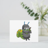 忍者剣を持つケータピラー ポストカード (スタンド正面)