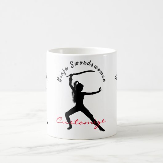 忍者剣客シルエットサンダー_コーブ コーヒーマグカップ (中央)