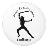 忍者剣客シルエットサンダー_コーブ セラミックノブ (正面)