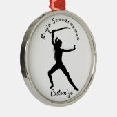 忍者剣術師シルエットサンダーコーブ メタルオーナメント (右)