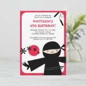 忍者力の赤の招待状 招待状 (スタンド正面)