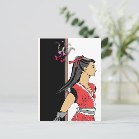 忍者娘 ポストカード (スタンド正面)