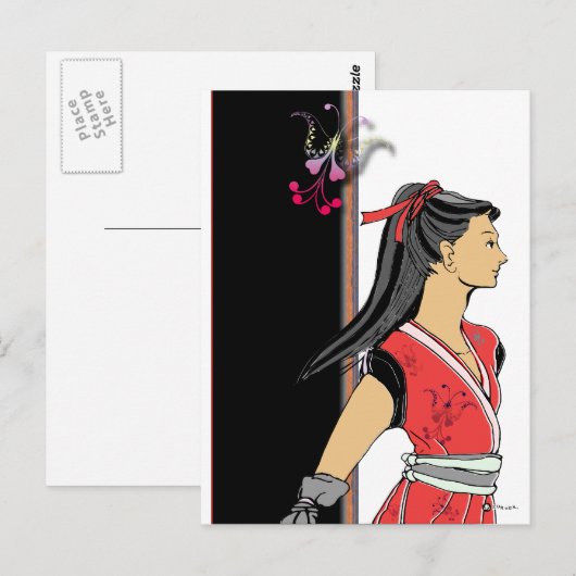 忍者娘 ポストカード (正面/裏面)