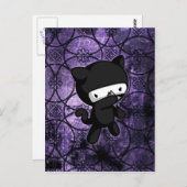 忍者子猫 ポストカード (正面/裏面)