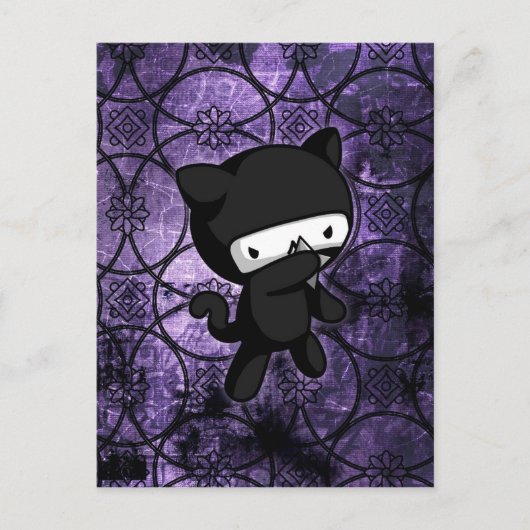 忍者子猫 ポストカード (正面)