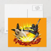 忍者対バニー葉書(?!?) ポストカード (正面/裏面)