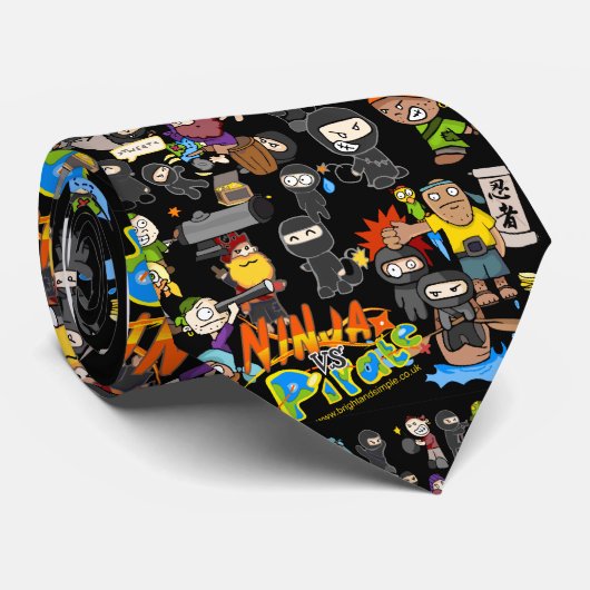 忍者対海賊 ネクタイ (ロール)