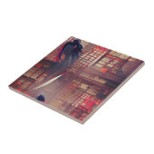 忍者幽霊たちファンタジーグラフィック抽象芸術アート タイル (側面)