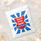 忍者愛国戦士ボーイズ子供の誕生日パーティー フェイバーバッグ (クリップ留めされた状態)