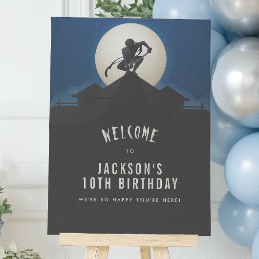 忍者戦士の少年 誕生日パーティーようこそ ポスター