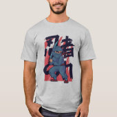 忍者戦士の男の子マンガ Tシャツ (正面)