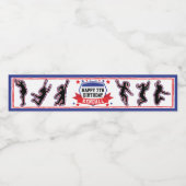 忍者戦士ガールズバースデーパーティードリンク ペットボトルラベル (シングルラベル)