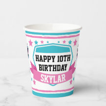 忍者戦士ガールズバースデーパーティー紙カップ