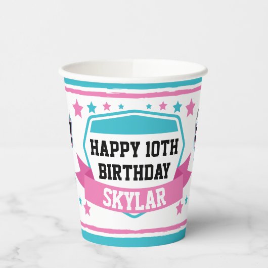 忍者戦士ガールズバースデーパーティー紙カップ 紙コップ (左)