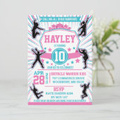 忍者戦士ガールズバースデーパーティー障害コース 招待状 (スタンド正面)