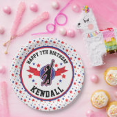 忍者戦士ガールズバースデーパーティー ペーパープレート (パーティー)